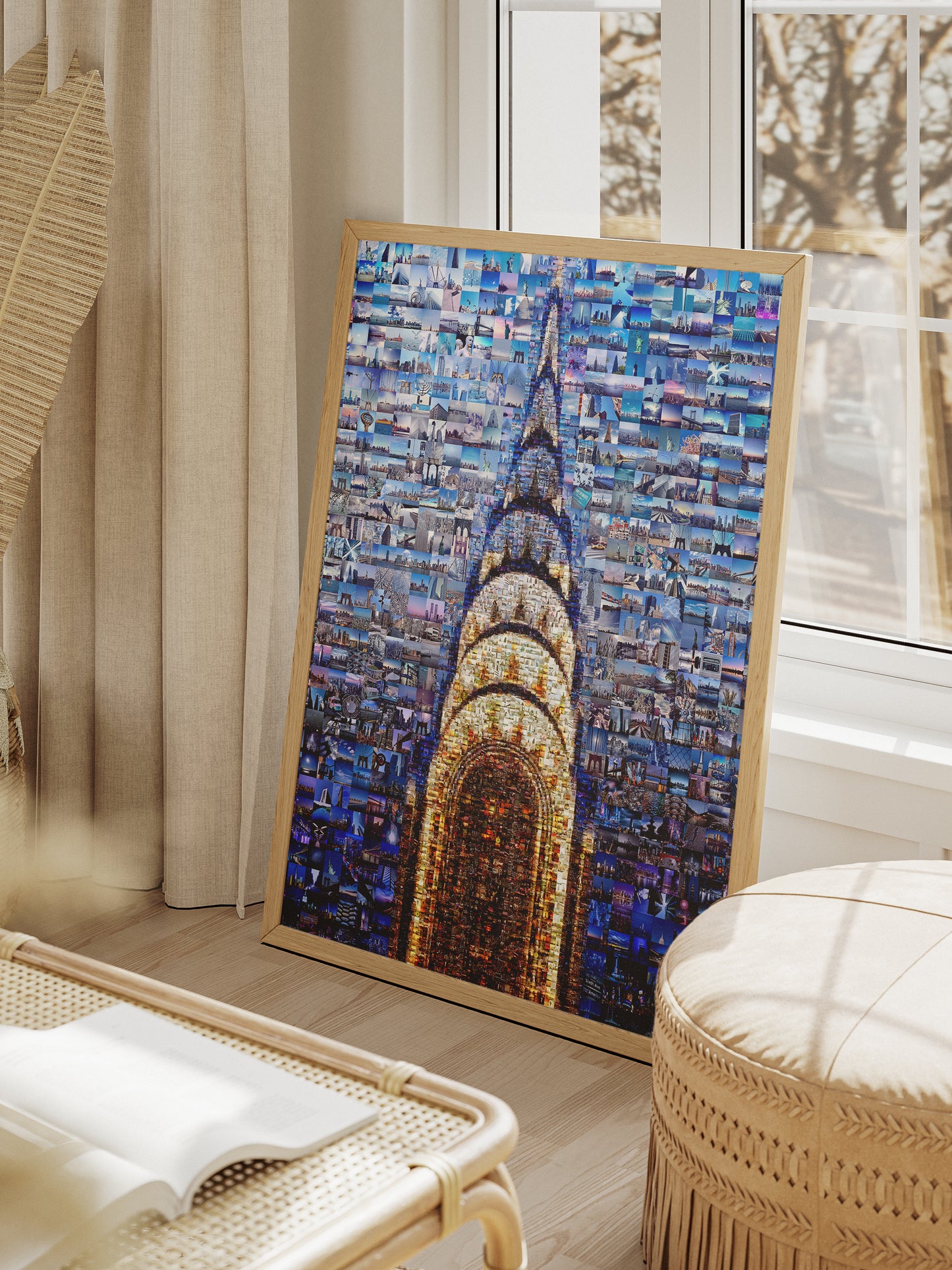 Stunning Chrysler Building Mosaic Art - A Unique Wall Décor for Modern Homes and Offices AtelierMosaics