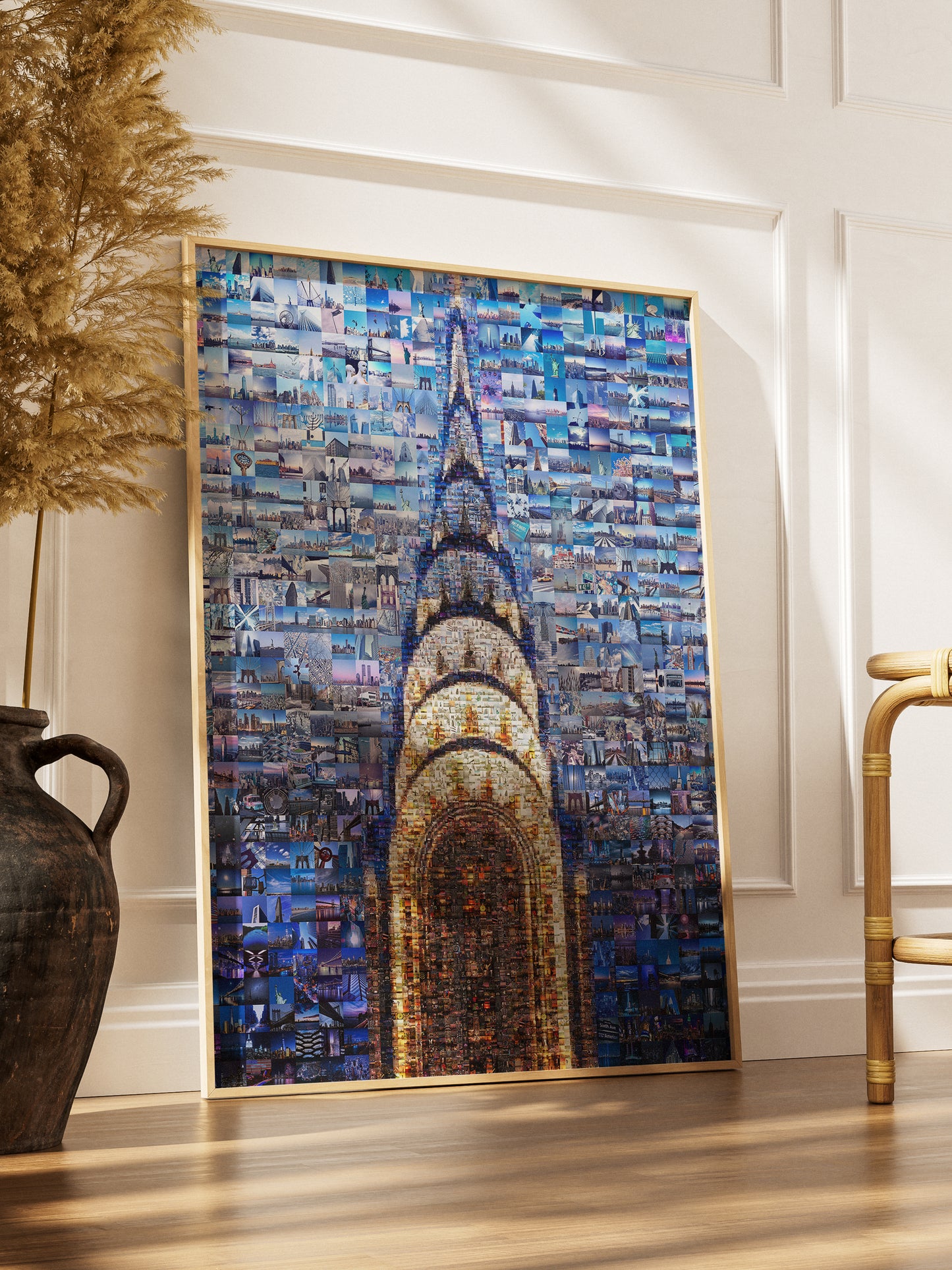 Stunning Chrysler Building Mosaic Art - A Unique Wall Décor for Modern Homes and Offices AtelierMosaics