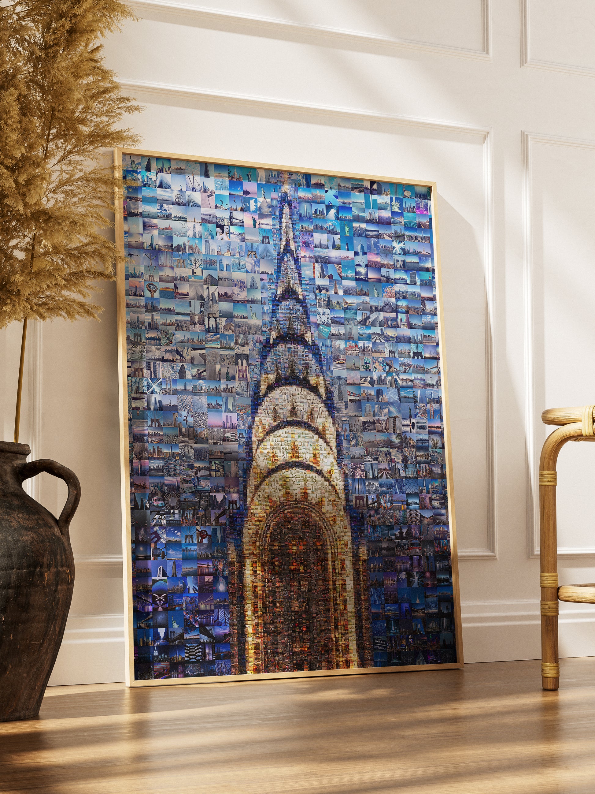 Stunning Chrysler Building Mosaic Art - A Unique Wall Décor for Modern Homes and Offices AtelierMosaics