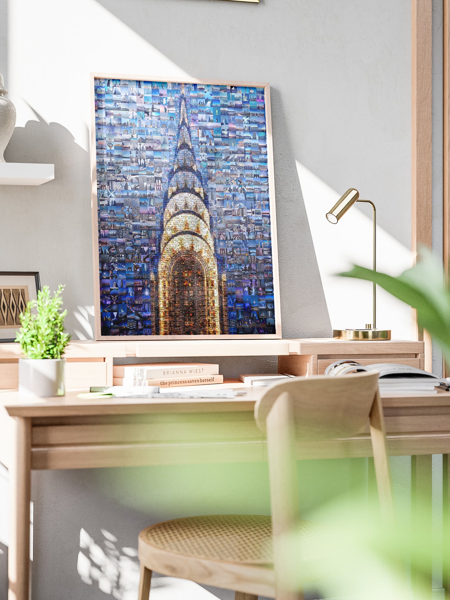 Stunning Chrysler Building Mosaic Art - A Unique Wall Décor for Modern Homes and Offices AtelierMosaics