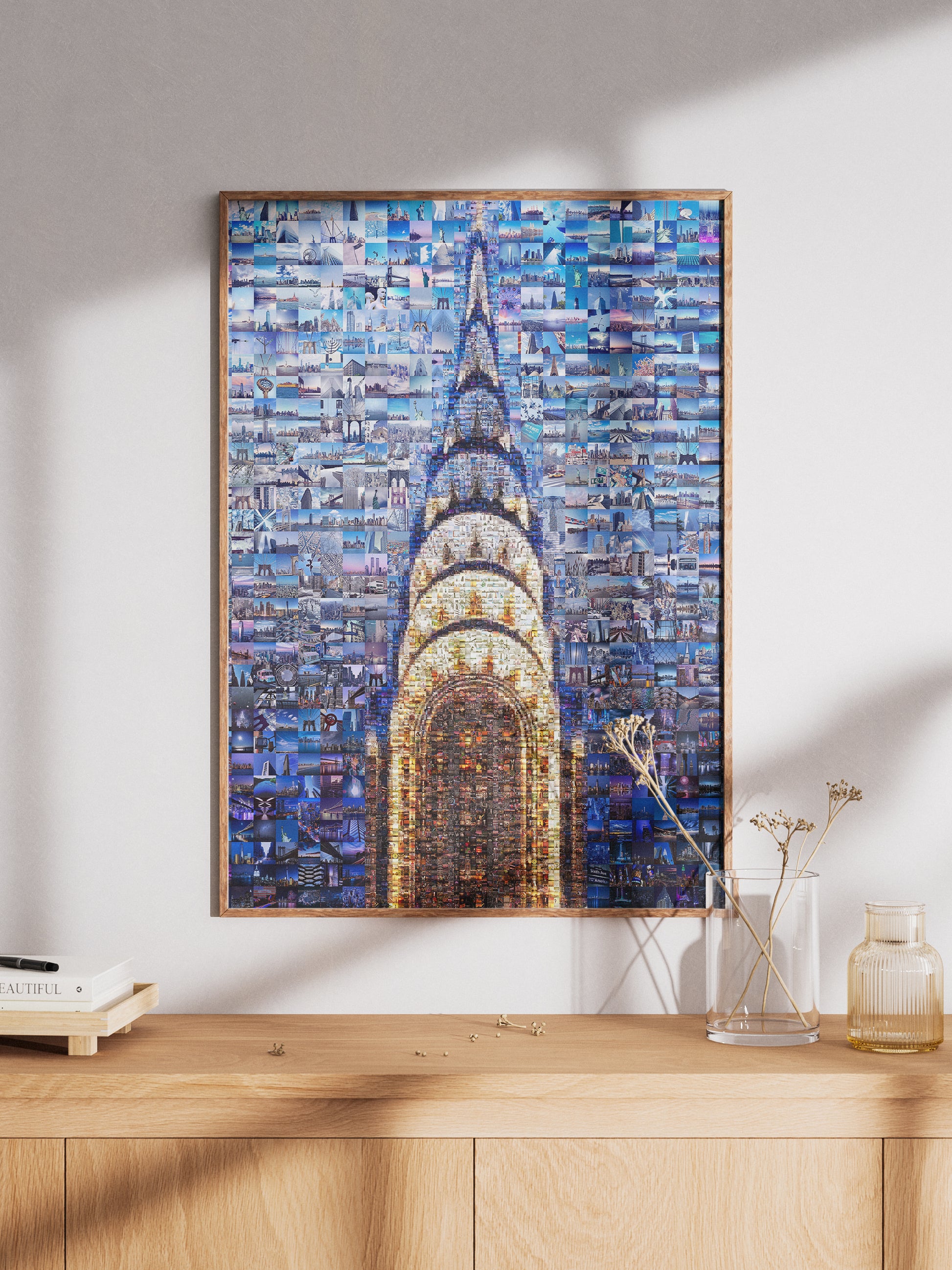 Stunning Chrysler Building Mosaic Art - A Unique Wall Décor for Modern Homes and Offices AtelierMosaics