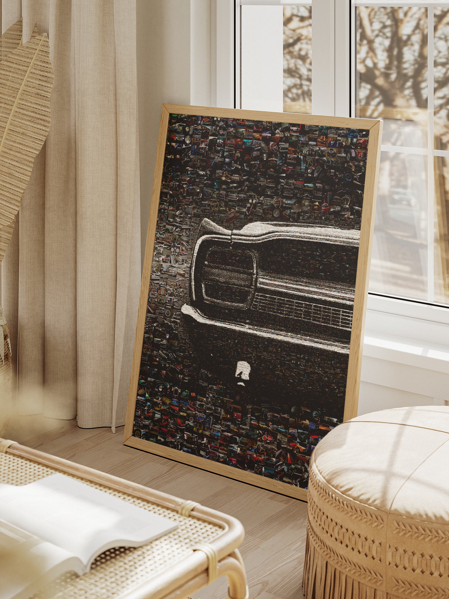 Stunning Mosaic Artwork of Classic Cars – Perfect for Automotive Enthusiasts and Decor Lovers AtelierMosaics