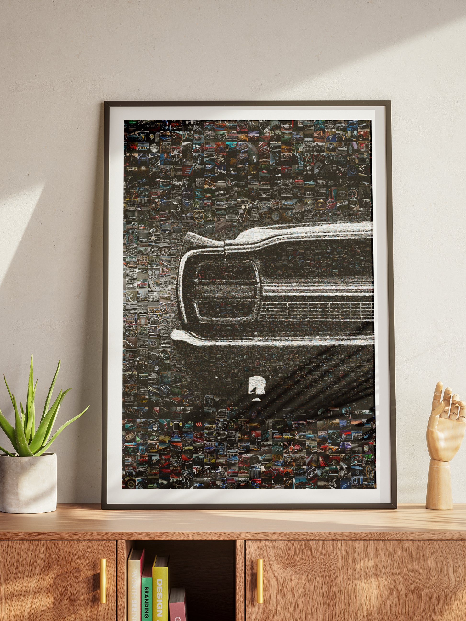 Stunning Mosaic Artwork of Classic Cars – Perfect for Automotive Enthusiasts and Decor Lovers AtelierMosaics