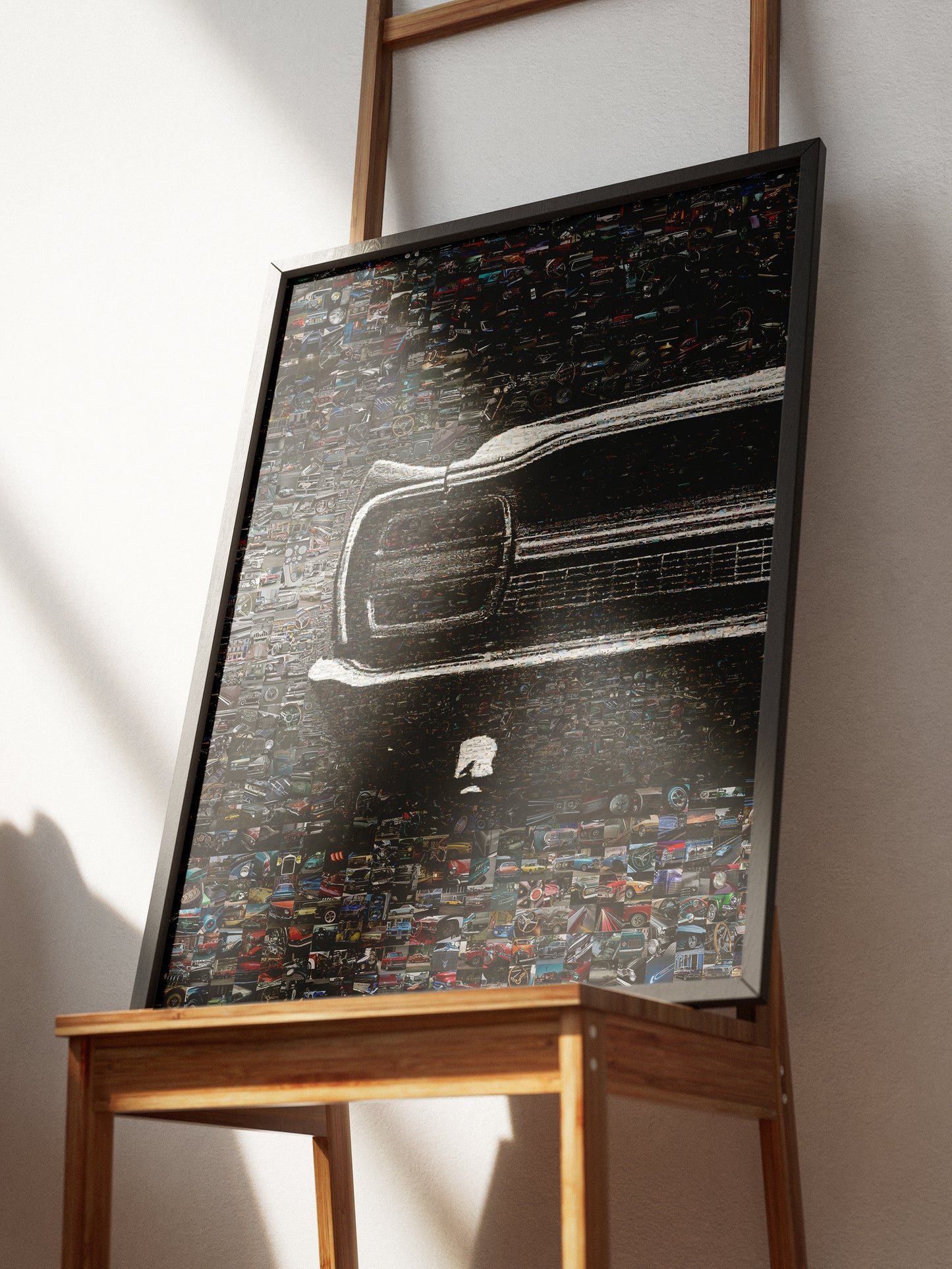 Stunning Mosaic Artwork of Classic Cars – Perfect for Automotive Enthusiasts and Decor Lovers AtelierMosaics