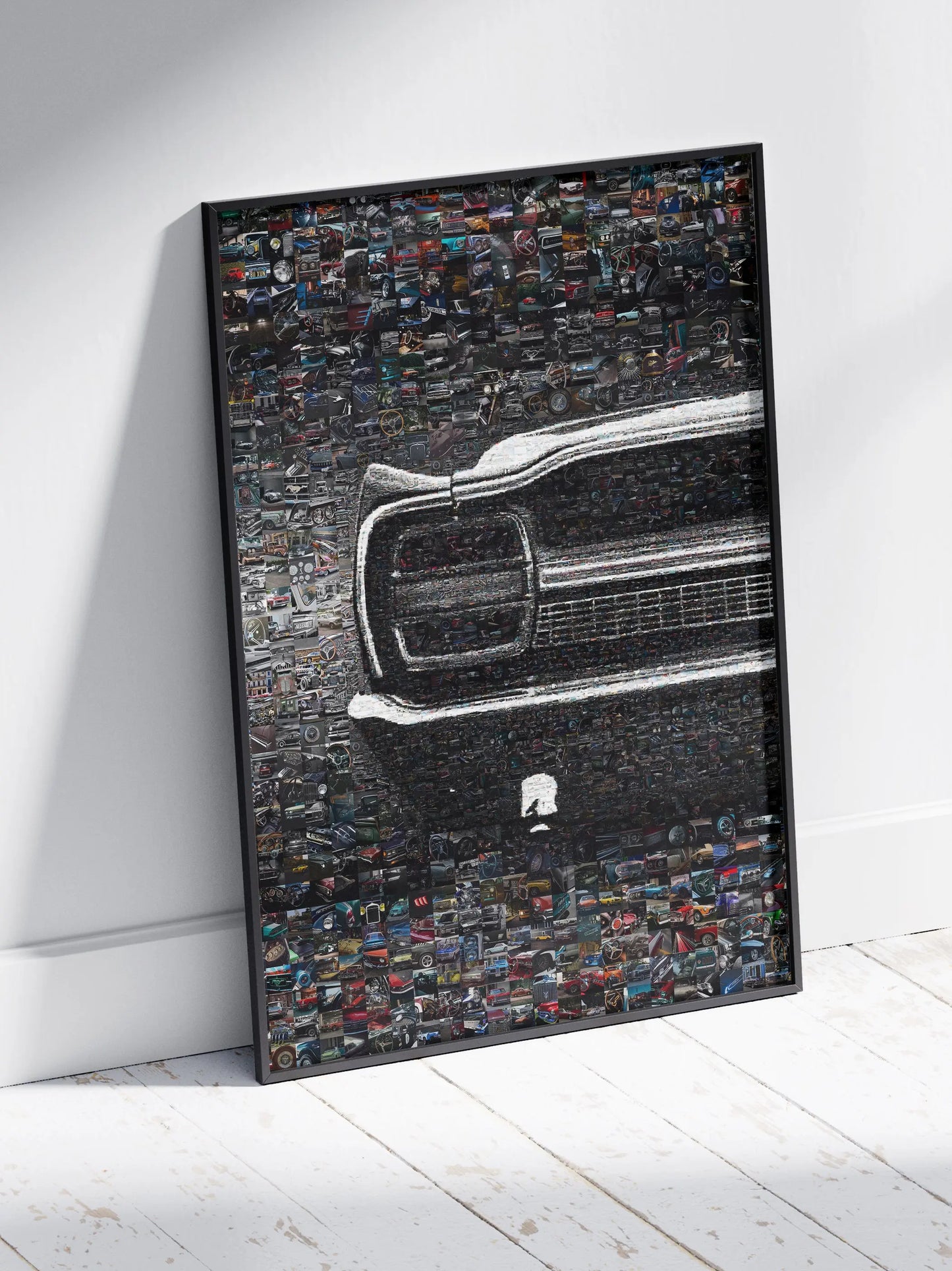 Stunning Mosaic Artwork of Classic Cars – Perfect for Automotive Enthusiasts and Decor Lovers AtelierMosaics