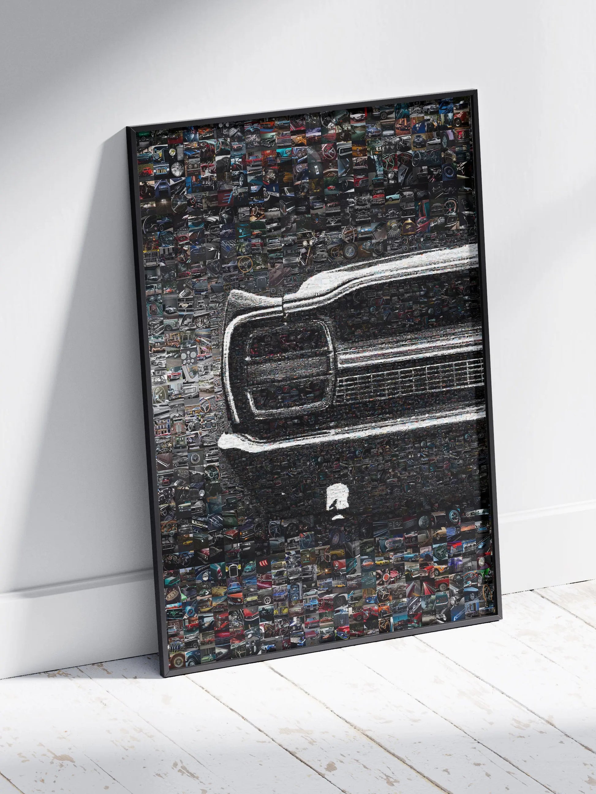 Stunning Mosaic Artwork of Classic Cars – Perfect for Automotive Enthusiasts and Decor Lovers AtelierMosaics
