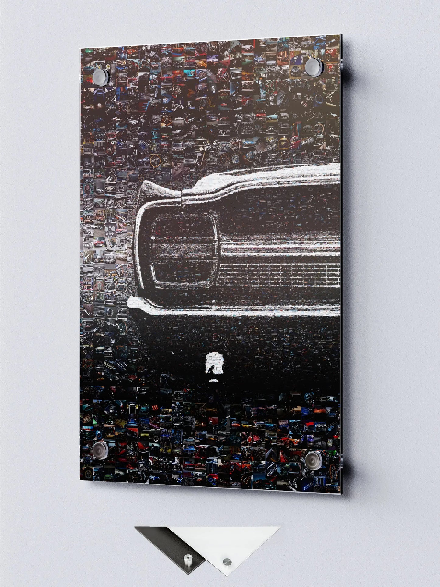 Stunning Mosaic Artwork of Classic Cars – Perfect for Automotive Enthusiasts and Decor Lovers AtelierMosaics