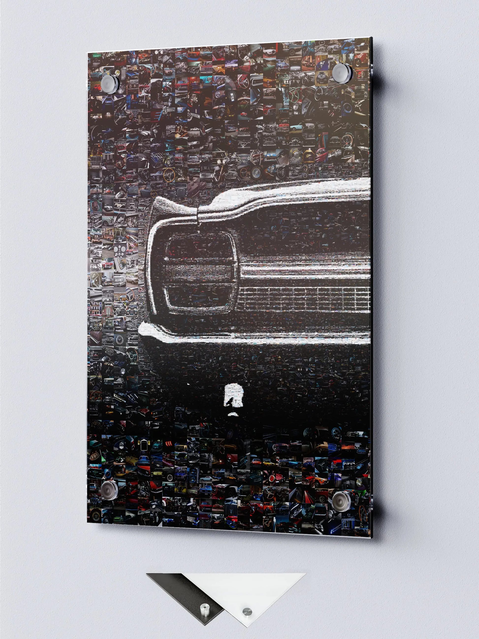 Stunning Mosaic Artwork of Classic Cars – Perfect for Automotive Enthusiasts and Decor Lovers AtelierMosaics