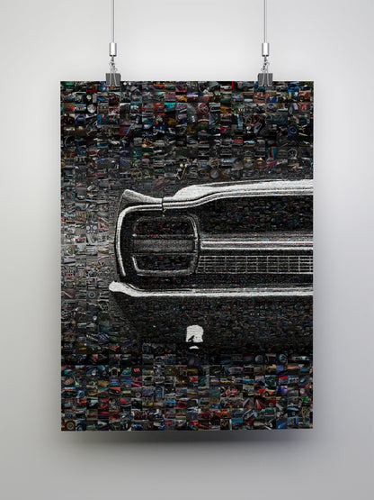 Stunning Mosaic Artwork of Classic Cars – Perfect for Automotive Enthusiasts and Decor Lovers AtelierMosaics