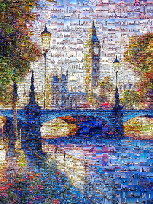 Stunning London Mosaic Artwork - Iconic Landmarks & Cityscape | Perfect Wall Decor AtelierMosaics