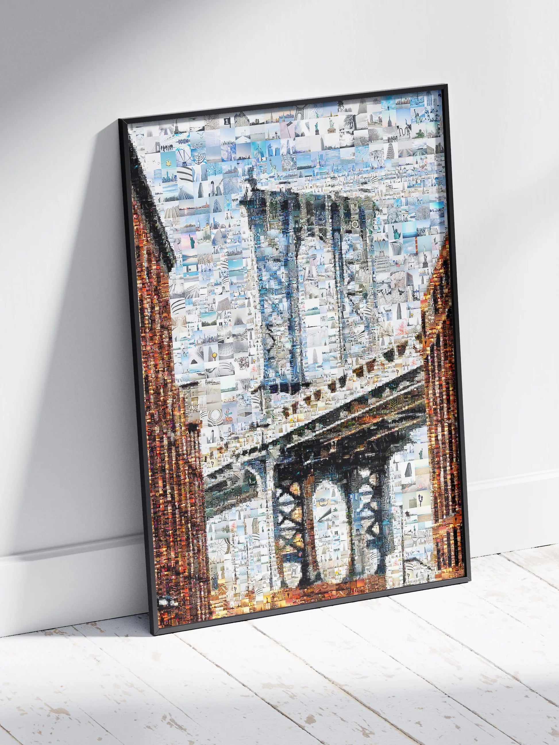 Stunning Mosaic Artwork of Brooklyn Bridge - Unique Wall Art for Home & Office Decor AtelierMosaics