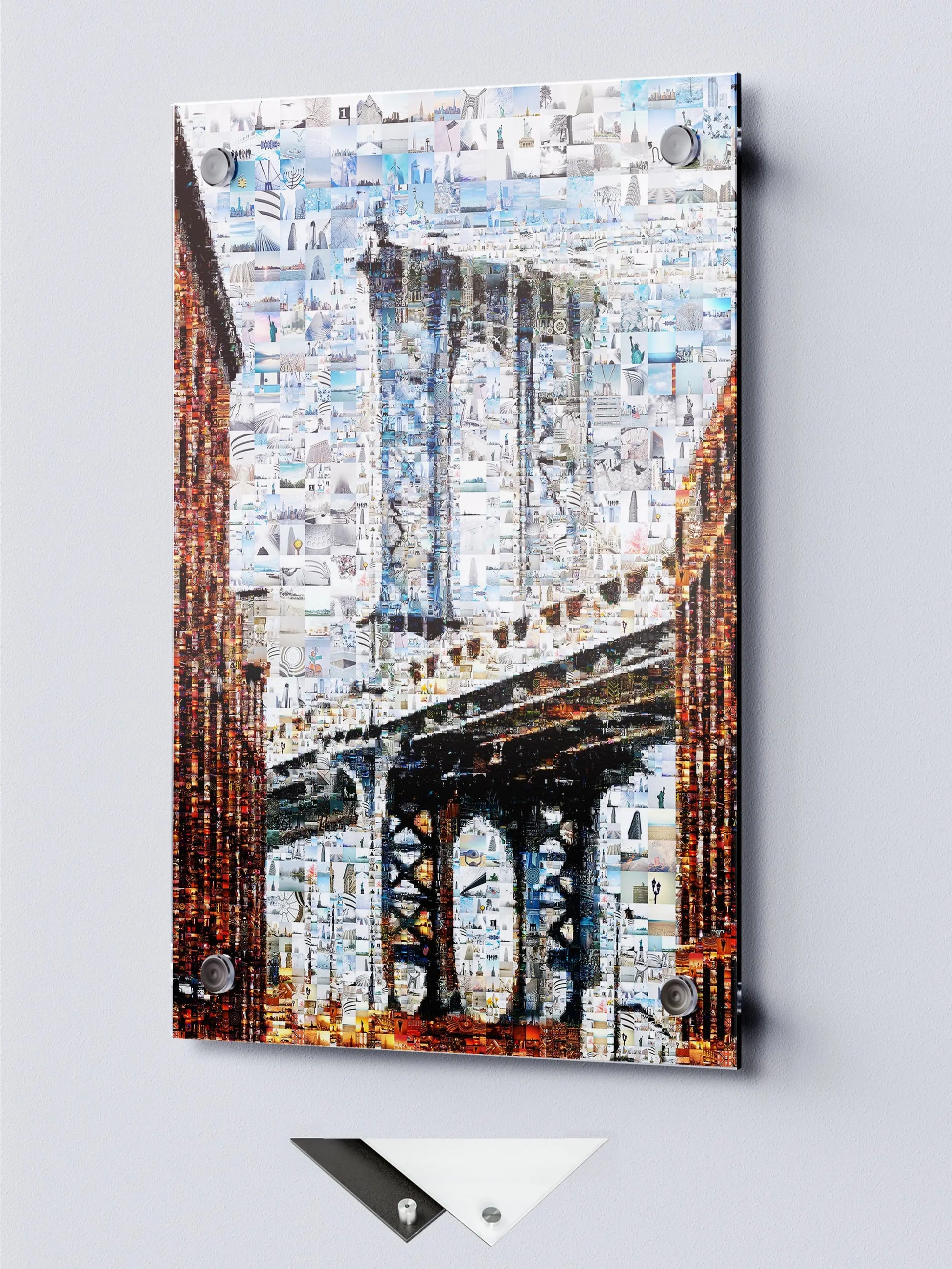Stunning Mosaic Artwork of Brooklyn Bridge - Unique Wall Art for Home & Office Decor AtelierMosaics