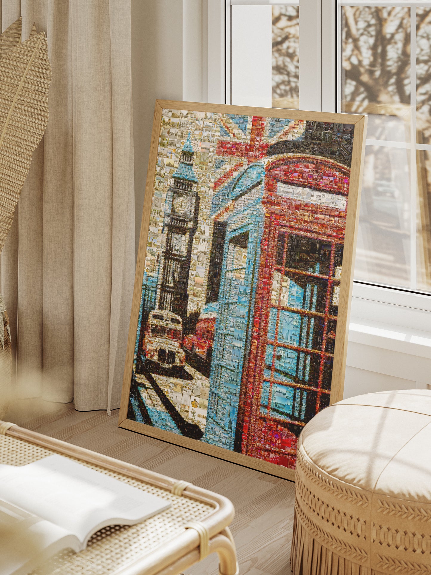 Stunning London Mosaic Artwork Featuring Iconic Landmarks and Culture - Perfect for Home Decor AtelierMosaics