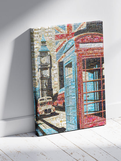 Stunning London Mosaic Artwork Featuring Iconic Landmarks and Culture - Perfect for Home Decor AtelierMosaics