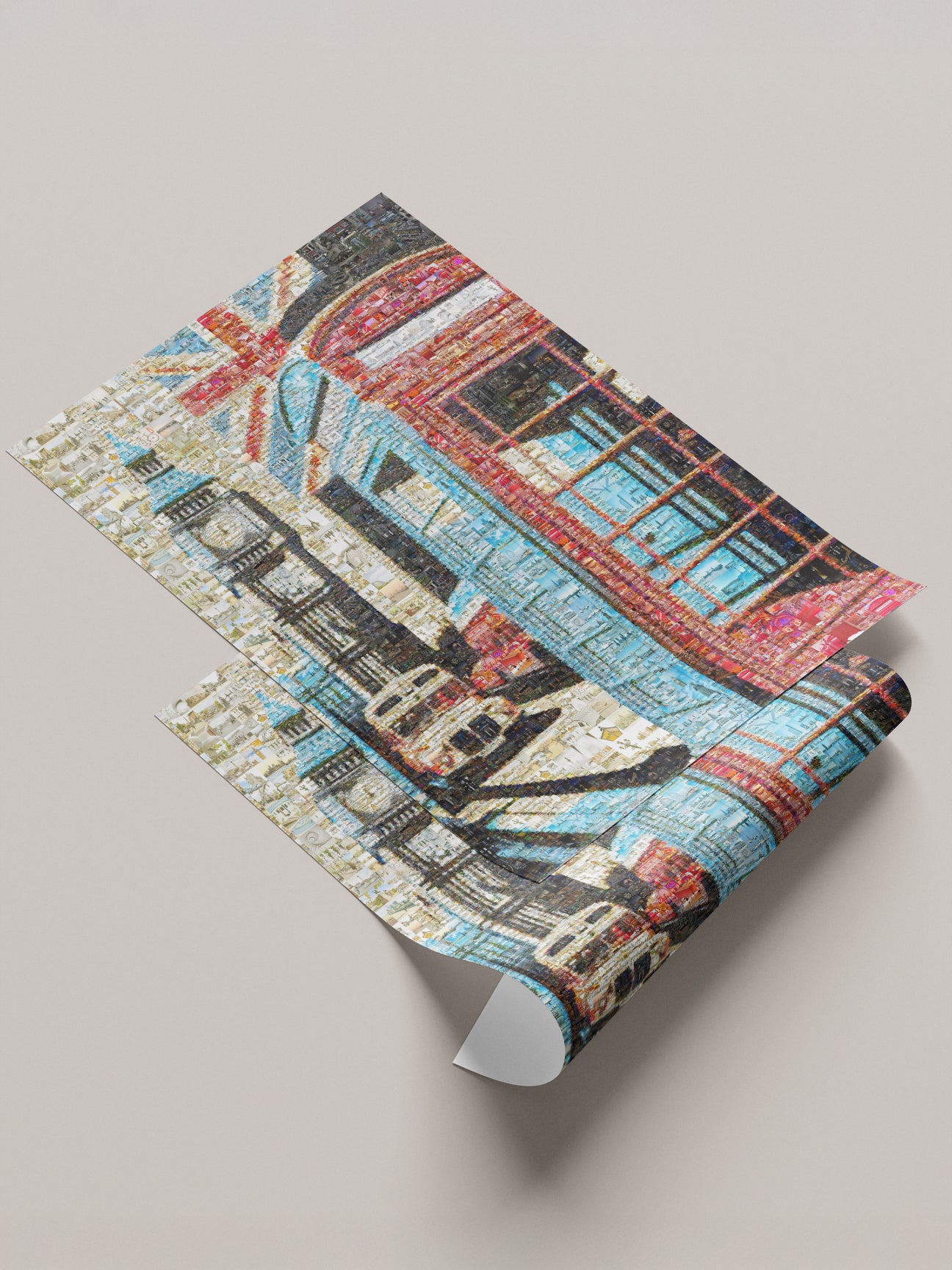 Stunning London Mosaic Artwork Featuring Iconic Landmarks and Culture - Perfect for Home Decor AtelierMosaics
