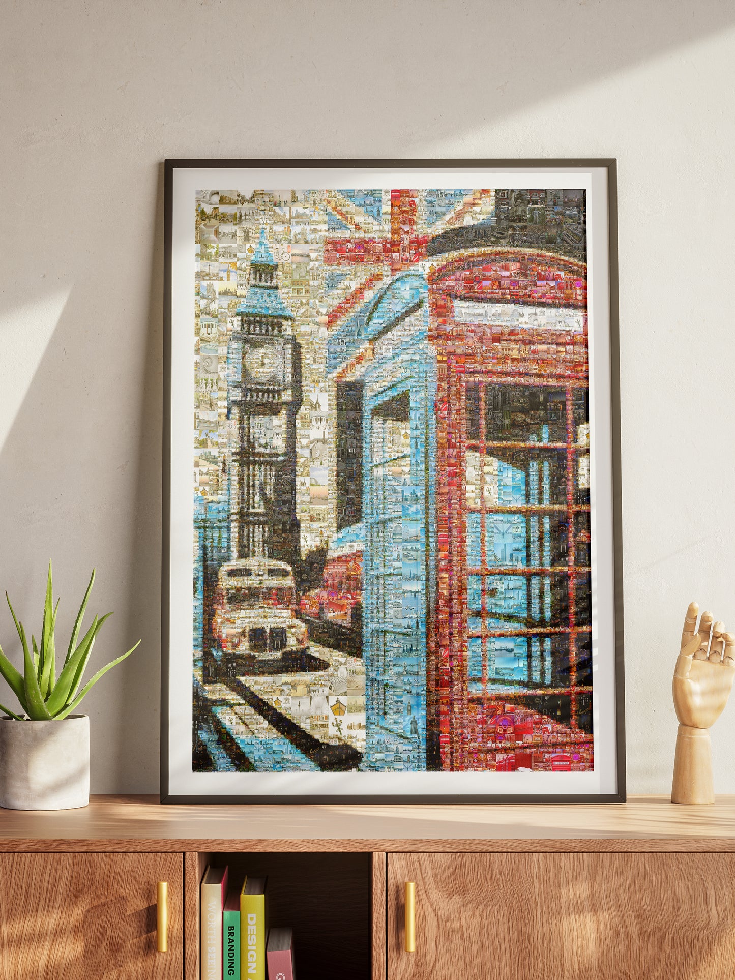 Stunning London Mosaic Artwork Featuring Iconic Landmarks and Culture - Perfect for Home Decor AtelierMosaics