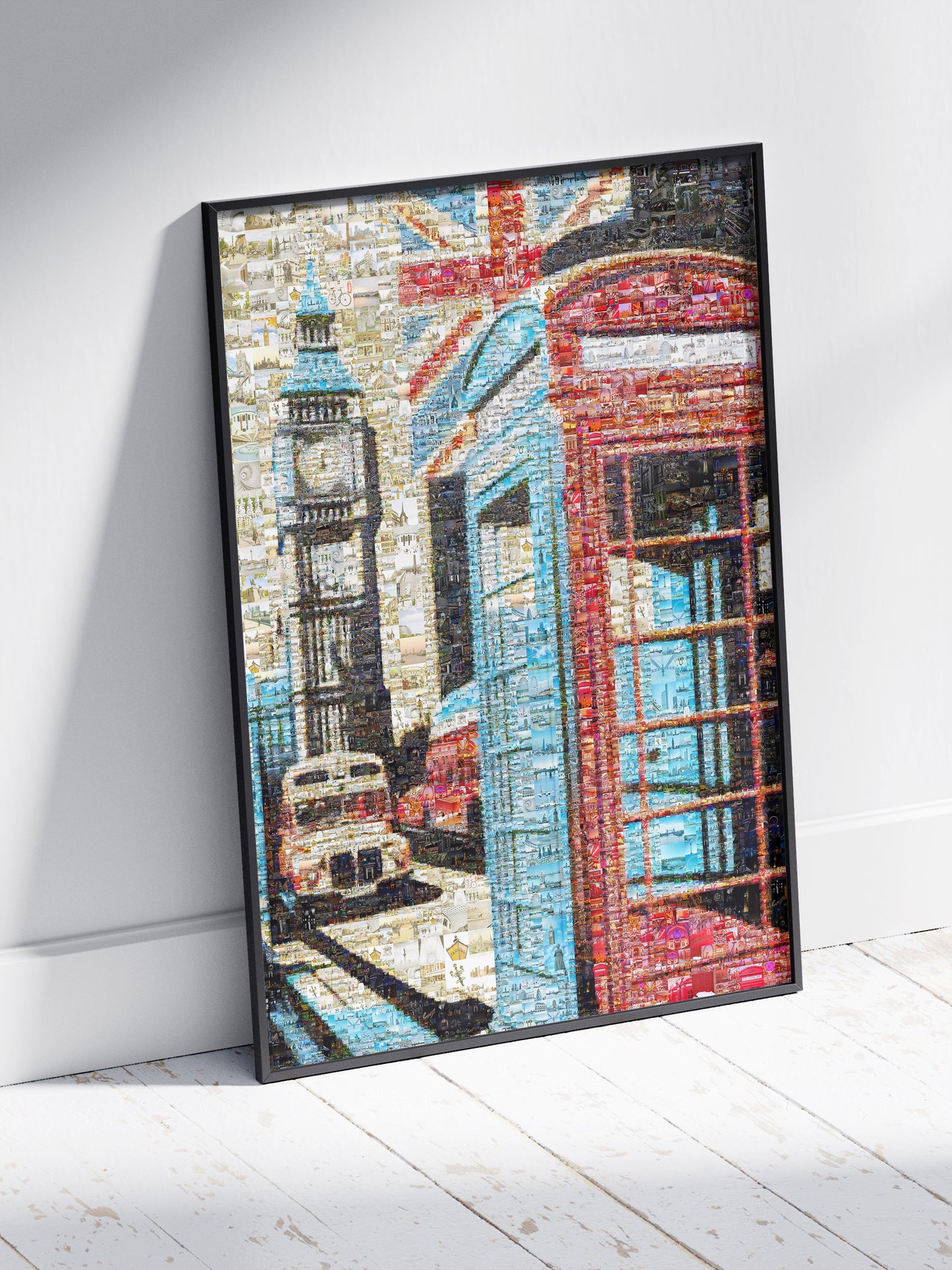 Stunning London Mosaic Artwork Featuring Iconic Landmarks and Culture - Perfect for Home Decor AtelierMosaics