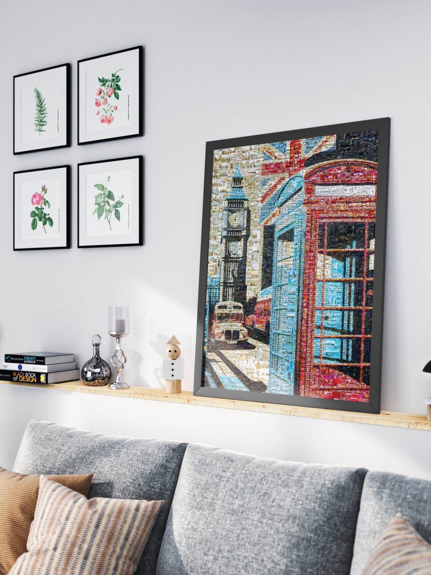 Stunning London Mosaic Artwork Featuring Iconic Landmarks and Culture - Perfect for Home Decor AtelierMosaics
