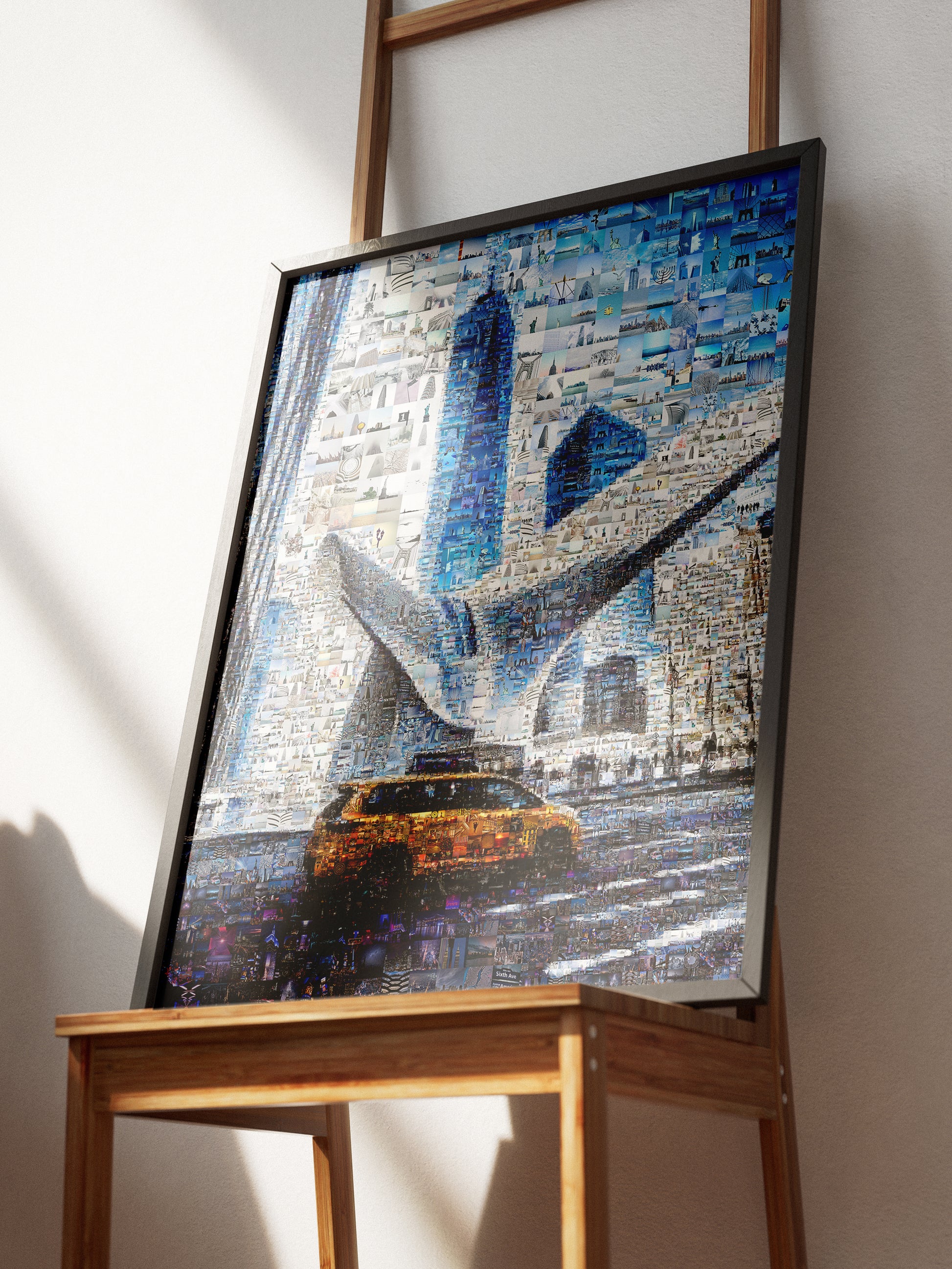 Stunning NYC Mosaic Artwork - Captivating Cityscape with Iconic Landmarks & Vibrant Colors AtelierMosaics