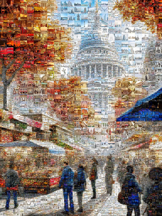 Stunning London Mosaic Artwork - Iconic Landmarks & City Life AtelierMosaics