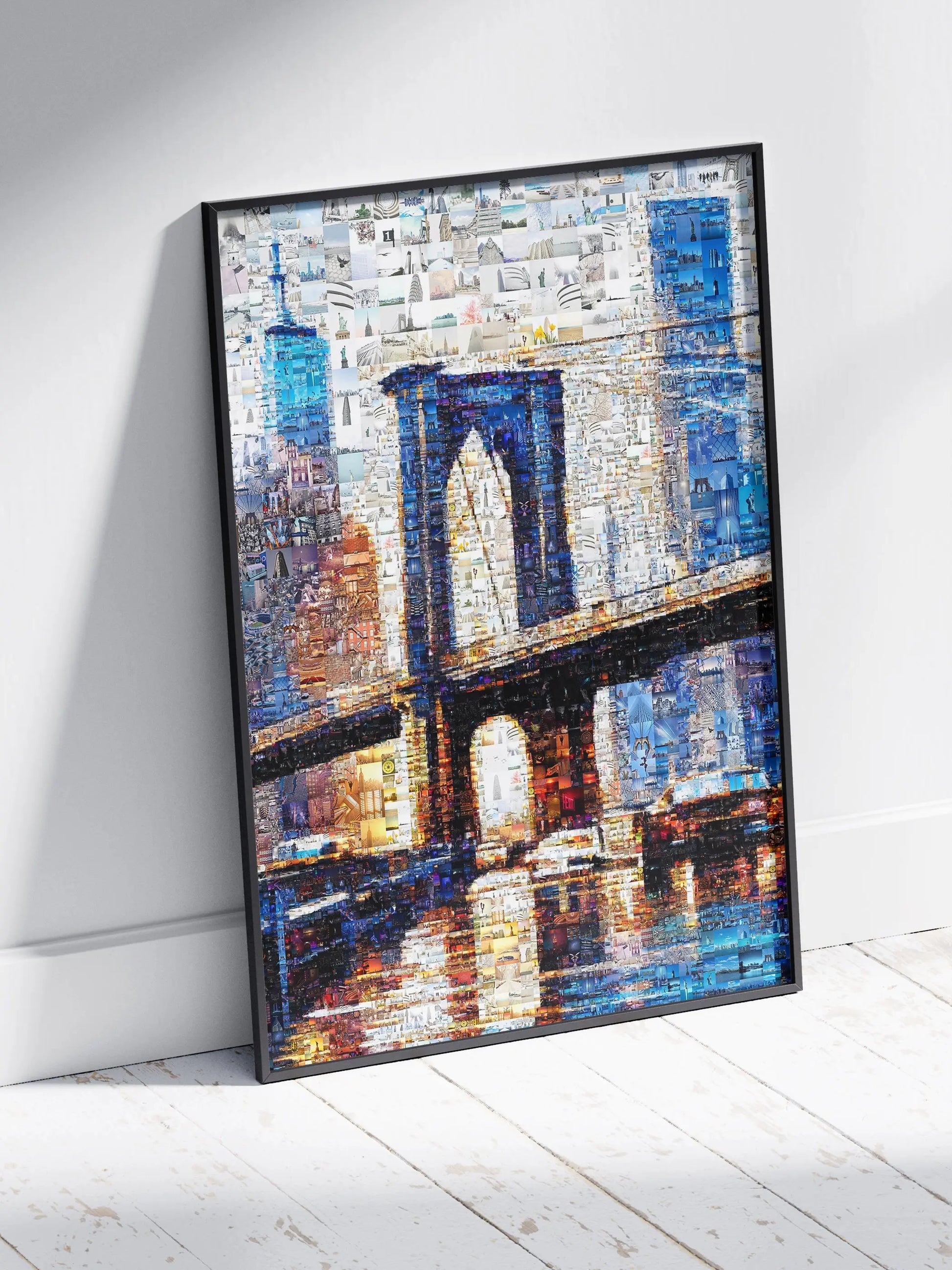 Stunning Brooklyn Bridge Mosaic Art - Unique Cityscape Décor for Home & Office AtelierMosaics