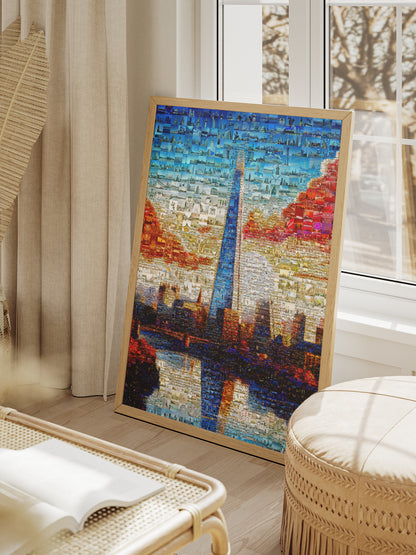 Stunning London Mosaic Artwork - Iconic Cityscapes in Vibrant Colors AtelierMosaics