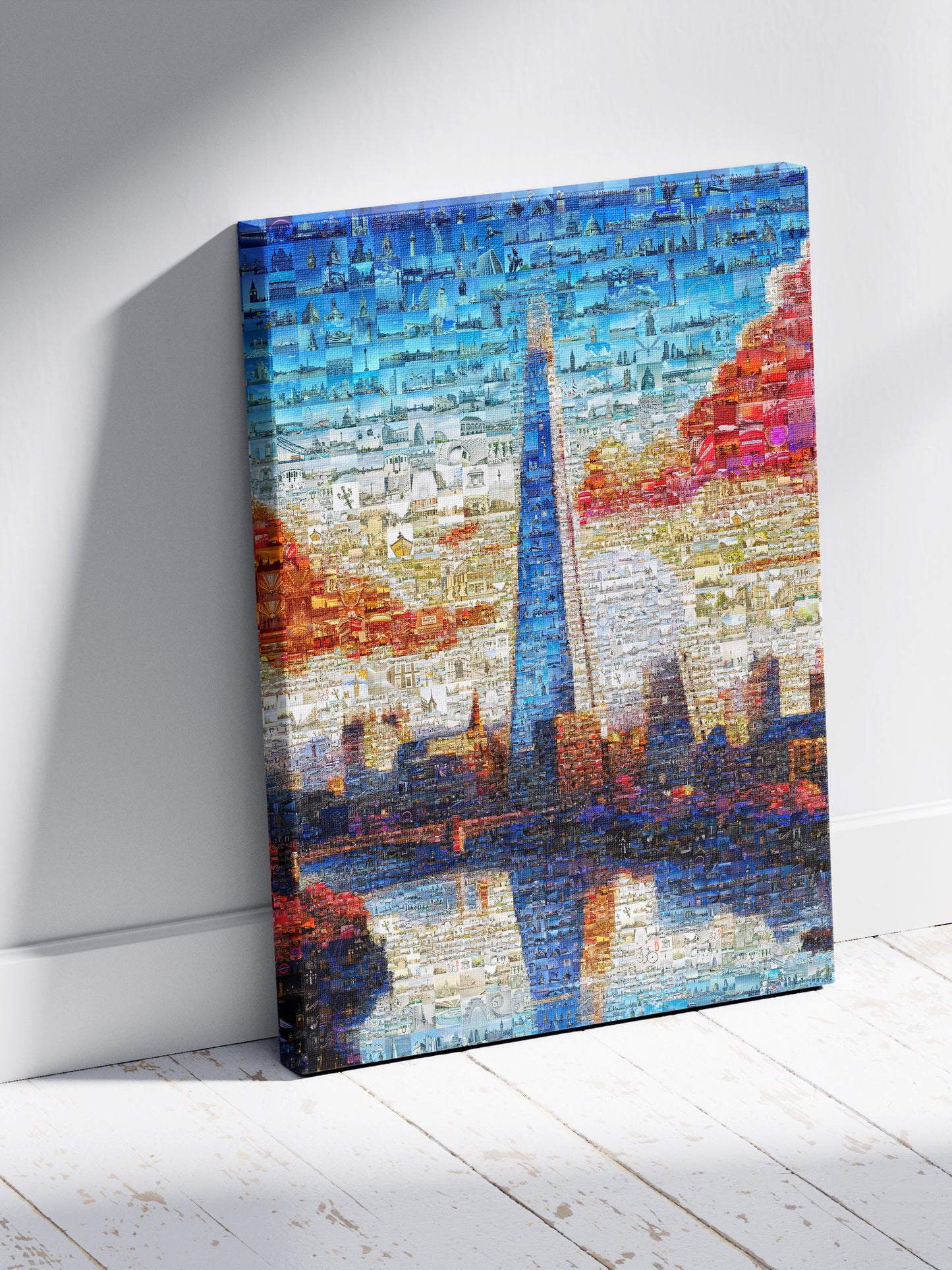 Stunning London Mosaic Artwork - Iconic Cityscapes in Vibrant Colors AtelierMosaics