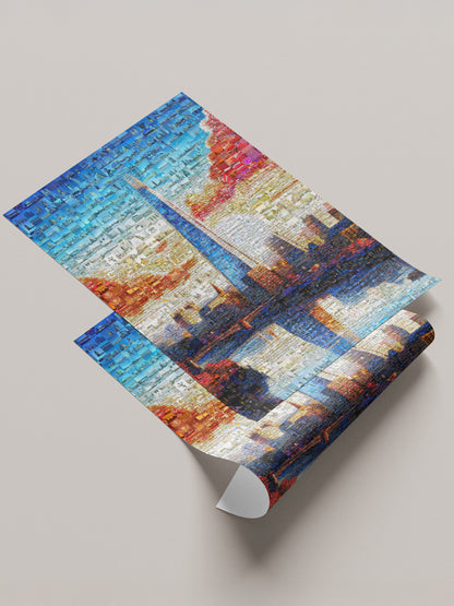 Stunning London Mosaic Artwork - Iconic Cityscapes in Vibrant Colors AtelierMosaics