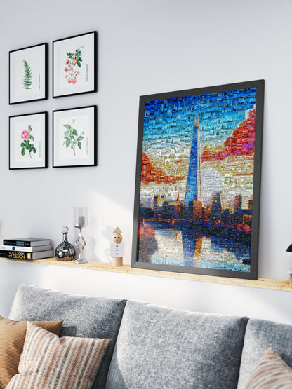 Stunning London Mosaic Artwork - Iconic Cityscapes in Vibrant Colors AtelierMosaics