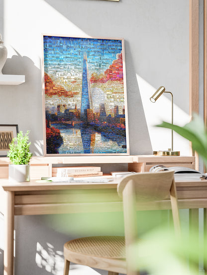 Stunning London Mosaic Artwork - Iconic Cityscapes in Vibrant Colors AtelierMosaics