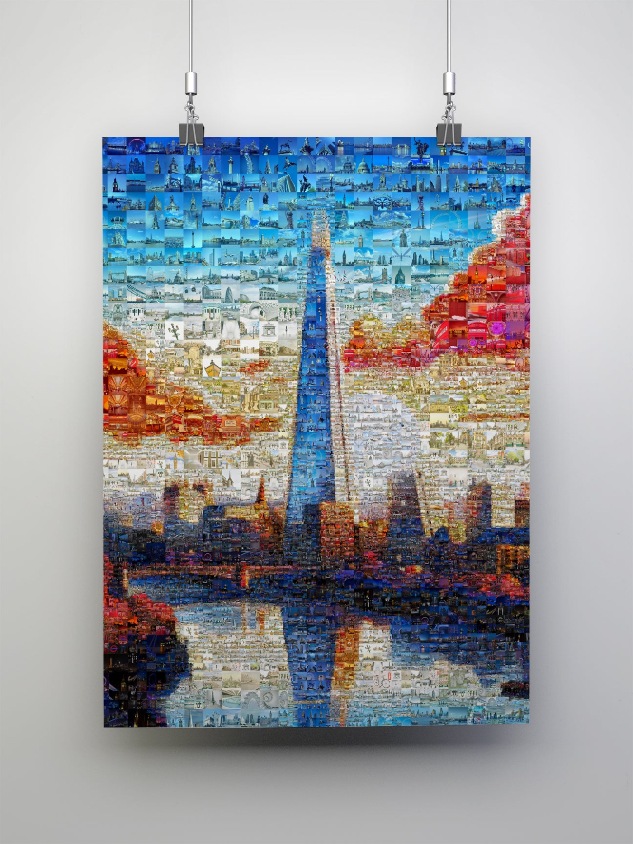 Stunning London Mosaic Artwork - Iconic Cityscapes in Vibrant Colors AtelierMosaics