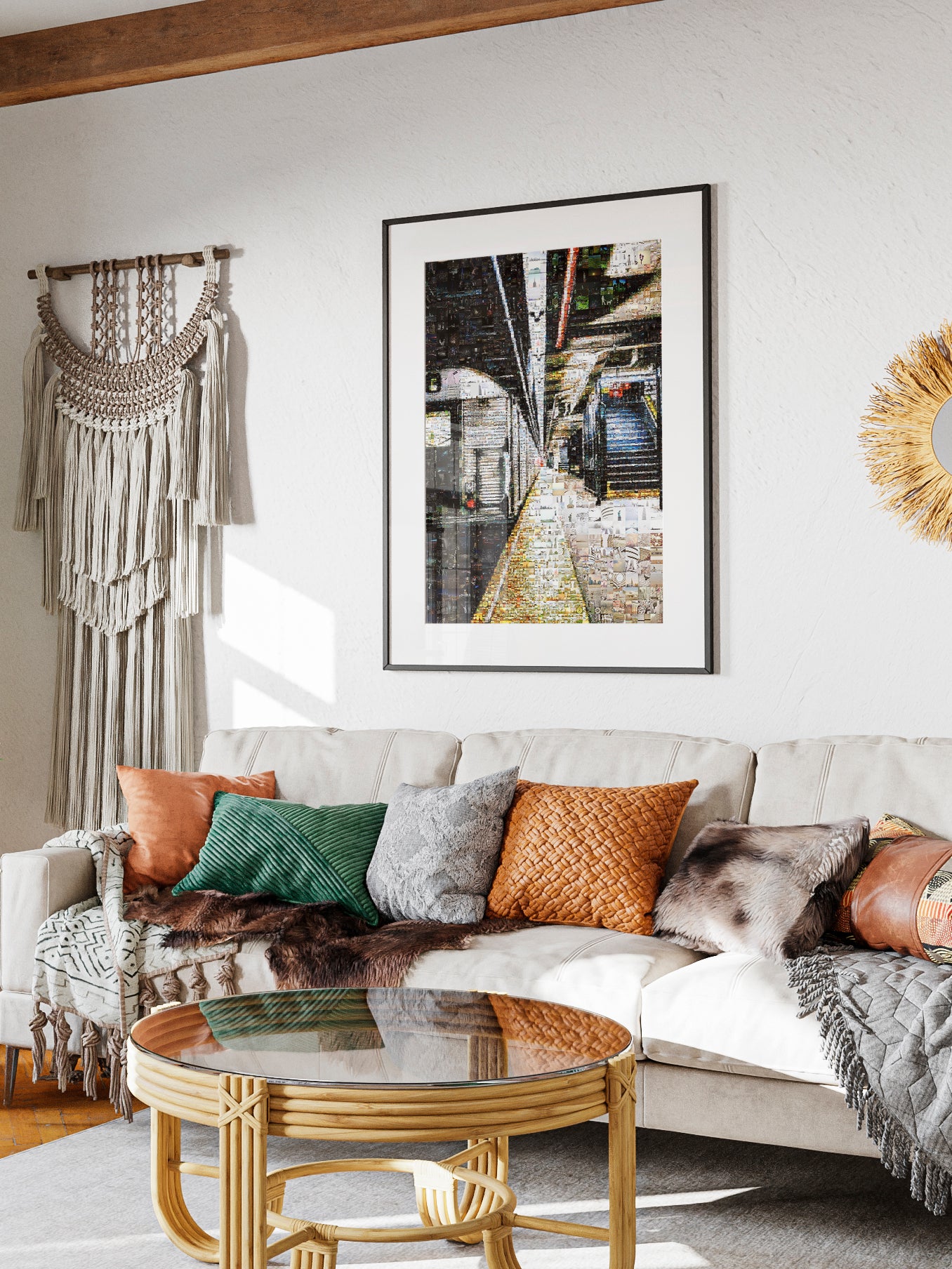 Stunning Mosaic Artwork: Urban Journey Through Iconic Landmarks and Cityscapes AtelierMosaics