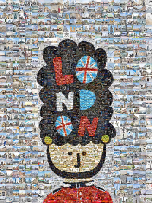 Vibrant London Mosaic Artwork - Unique Wall Decor for Home & Office AtelierMosaics