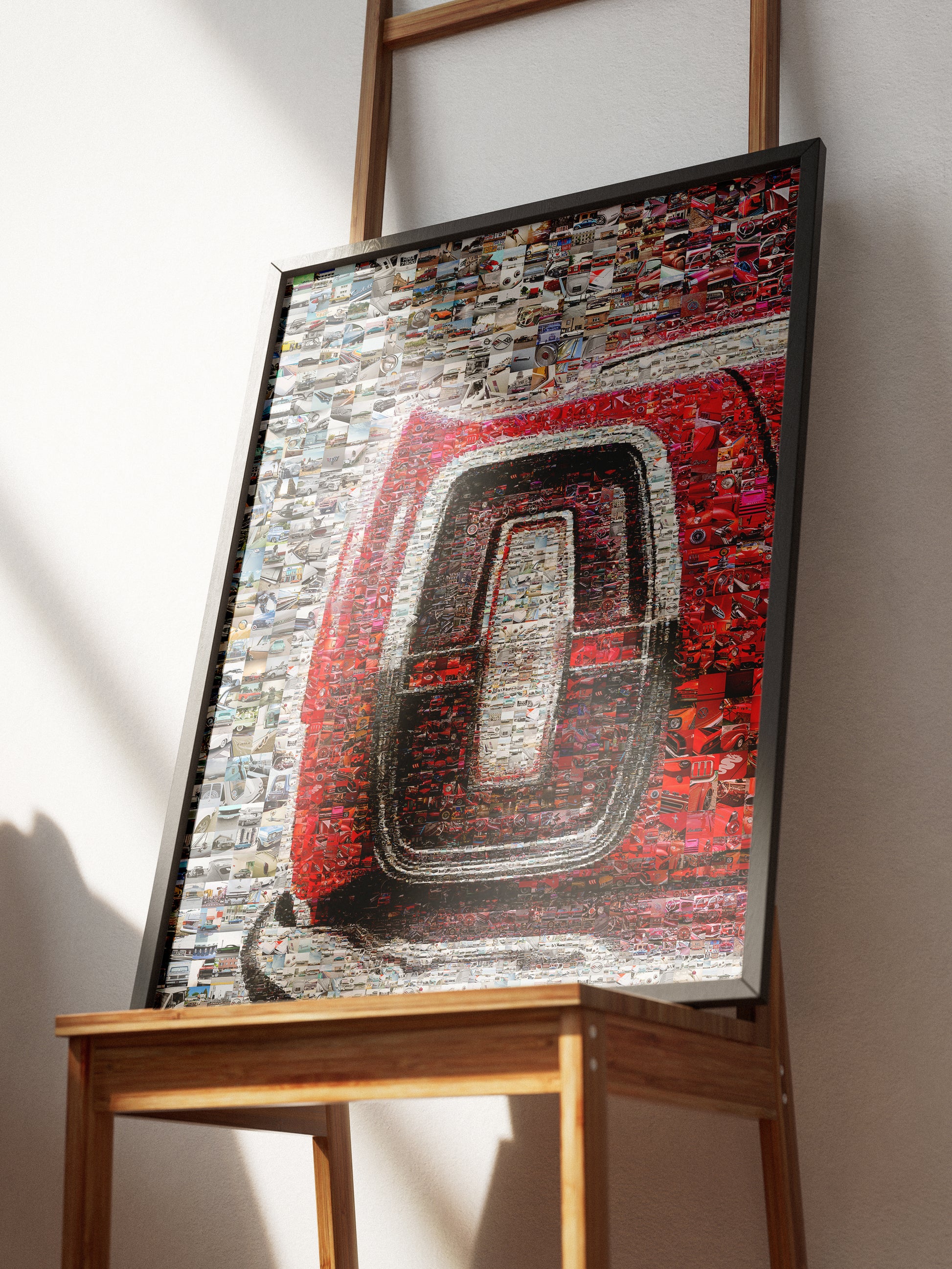 Stunning Car-Themed Mosaic Artwork - Perfect for Auto Enthusiasts and Modern Decor AtelierMosaics