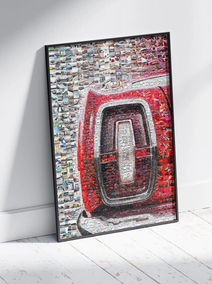 Stunning Car-Themed Mosaic Artwork - Perfect for Auto Enthusiasts and Modern Decor AtelierMosaics