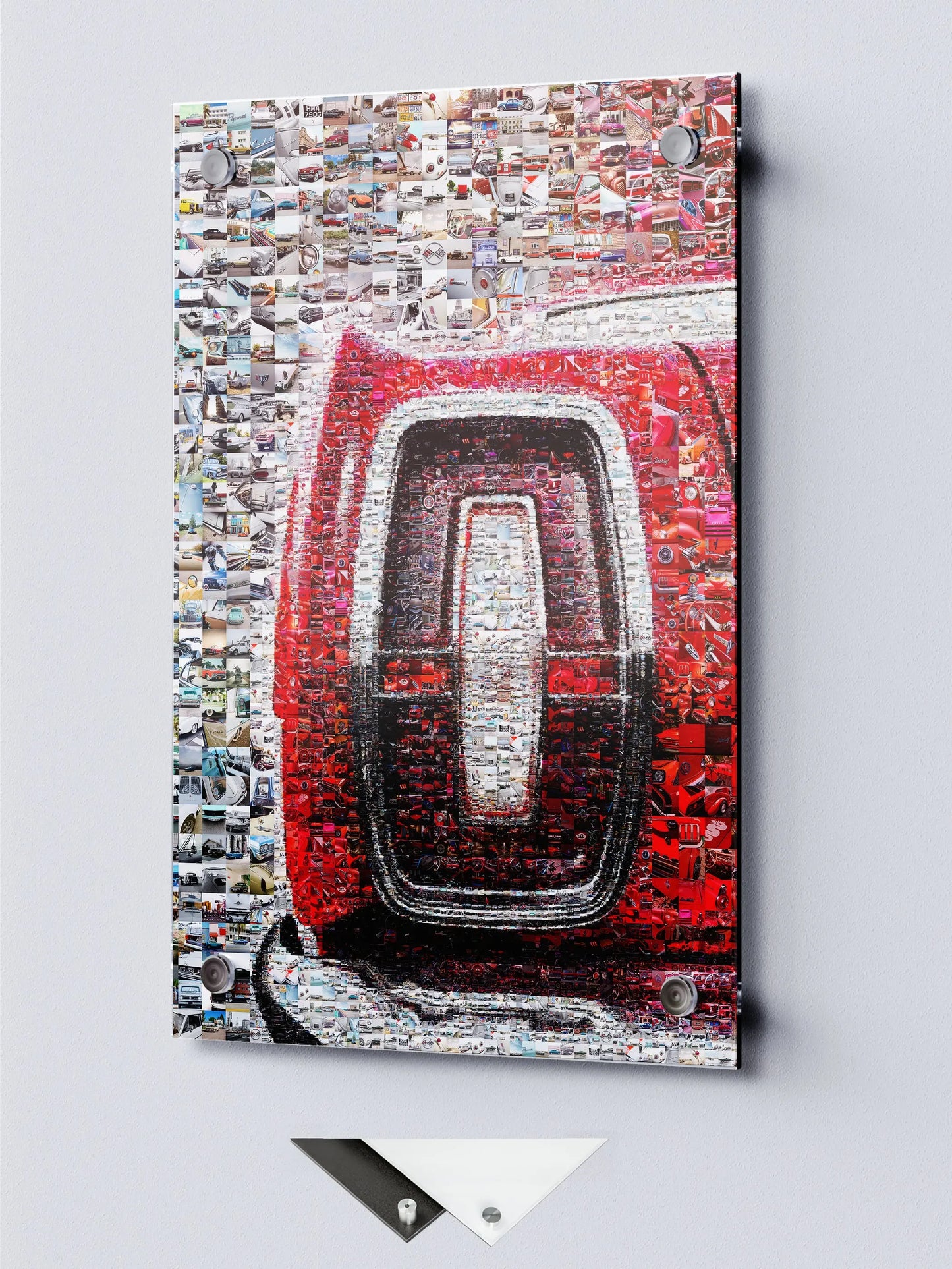 Stunning Car-Themed Mosaic Artwork - Perfect for Auto Enthusiasts and Modern Decor AtelierMosaics