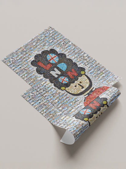 Vibrant London Mosaic Artwork - Unique Wall Decor for Home & Office AtelierMosaics