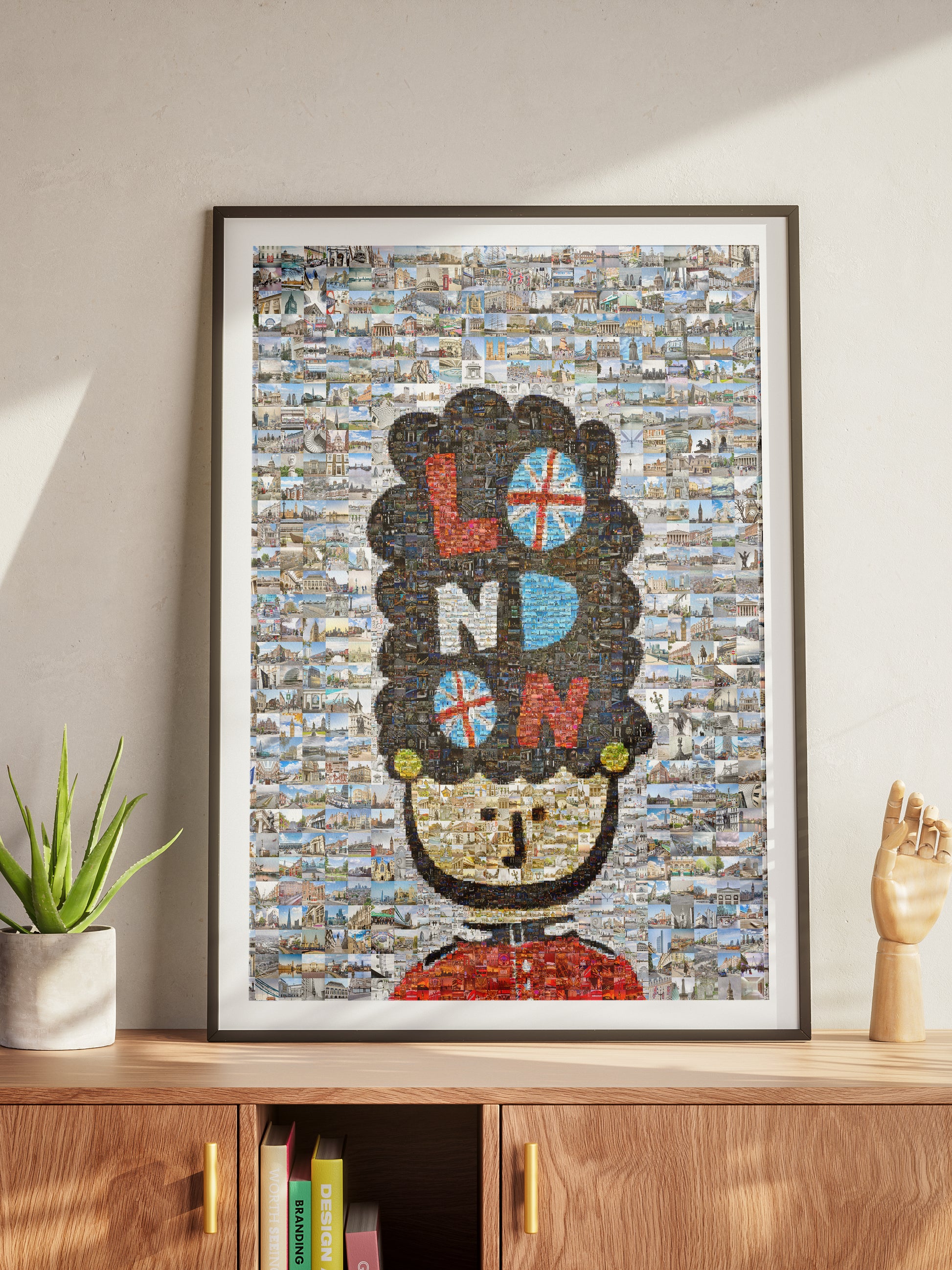 Vibrant London Mosaic Artwork - Unique Wall Decor for Home & Office AtelierMosaics