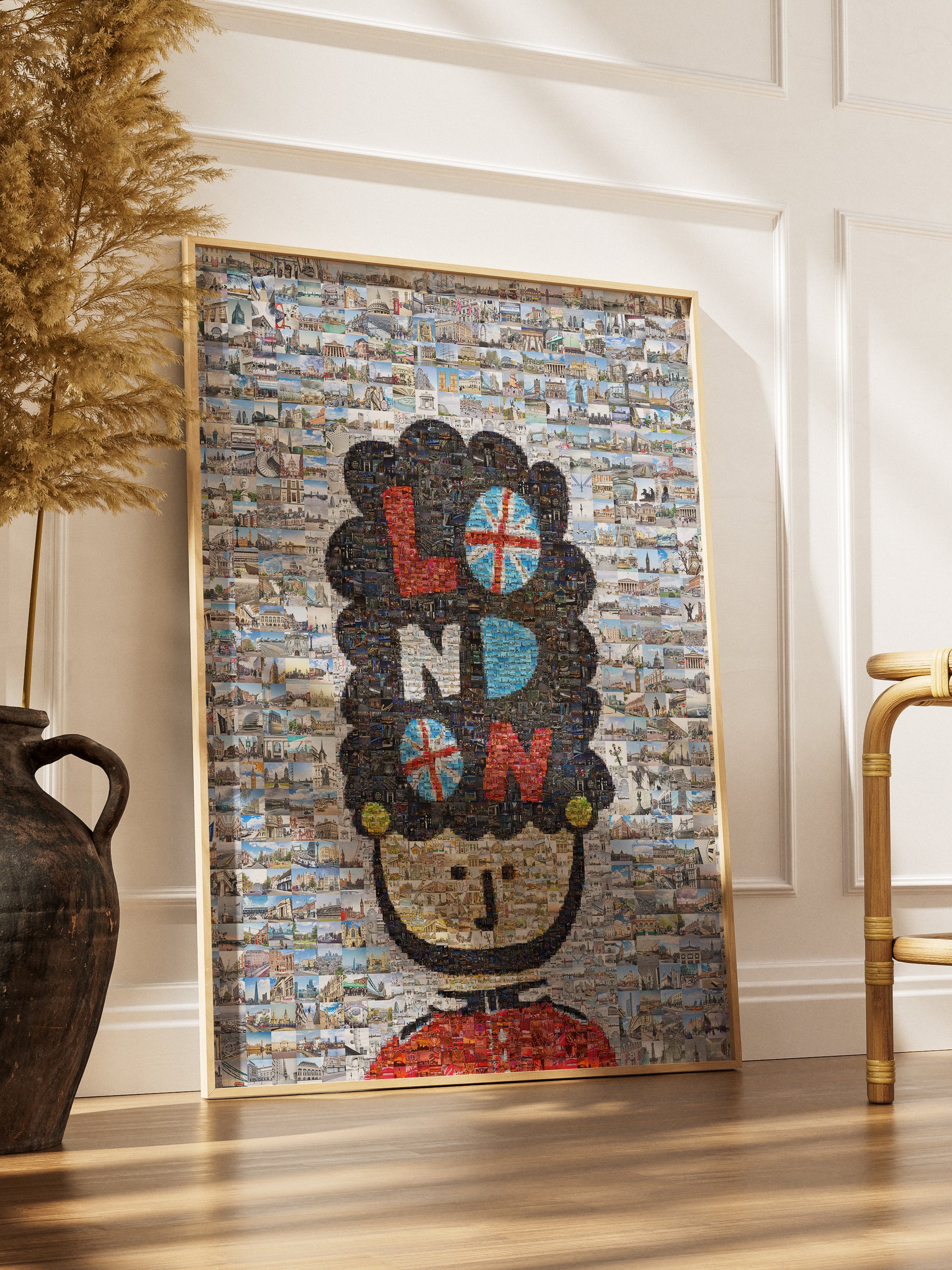 Vibrant London Mosaic Artwork - Unique Wall Decor for Home & Office AtelierMosaics
