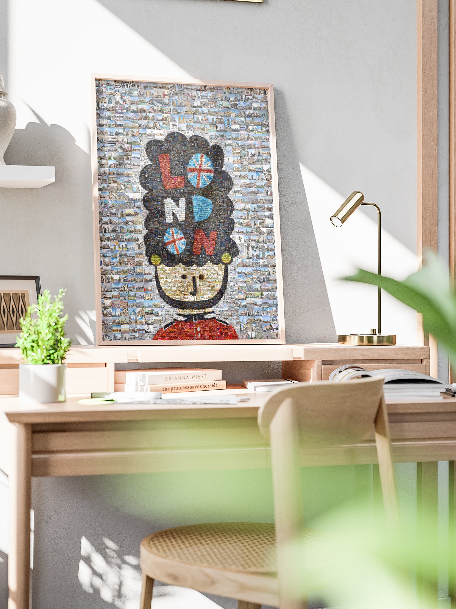 Vibrant London Mosaic Artwork - Unique Wall Decor for Home & Office AtelierMosaics