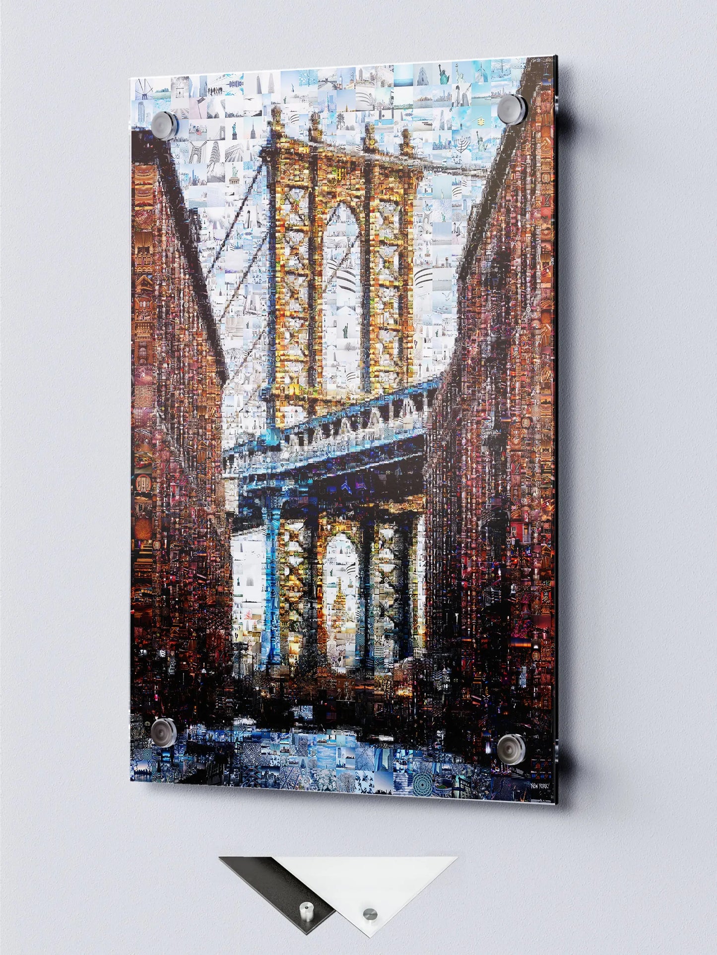 Stunning Brooklyn Bridge Mosaic Art - Unique Wall Decor for Home & Office AtelierMosaics
