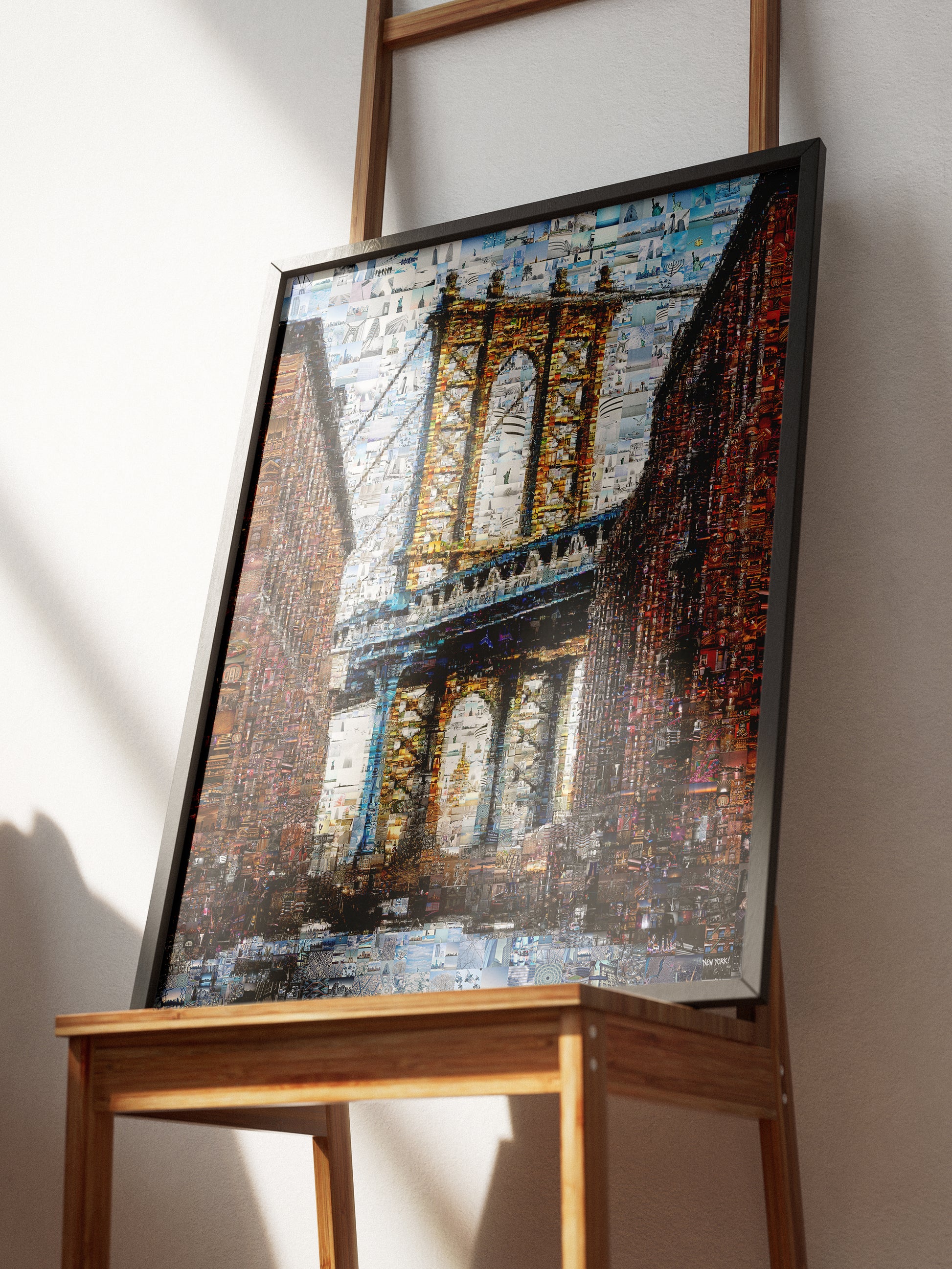 Stunning Brooklyn Bridge Mosaic Art - Unique Wall Decor for Home & Office AtelierMosaics