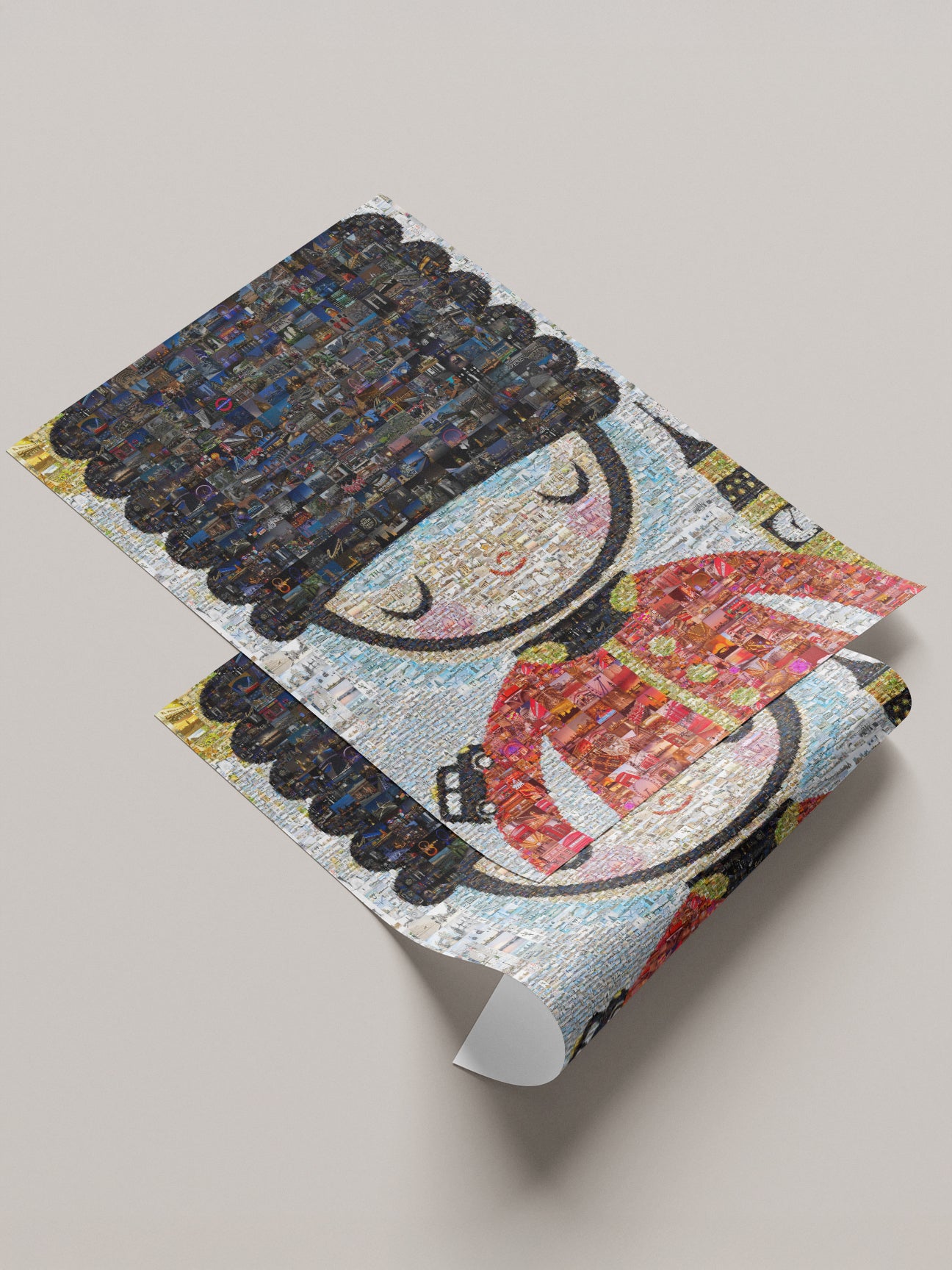 Vibrant London Mosaic Artwork - Iconic British Guard & Cityscape Collage AtelierMosaics