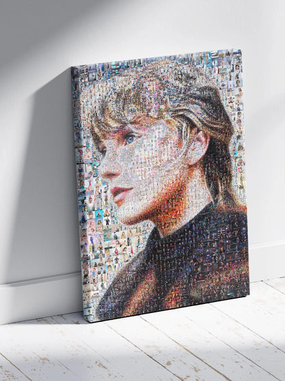Stunning Taylor Swift Mosaic Artwork - Captivating Tribute to Iconic Moments AtelierMosaics