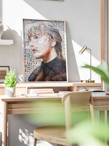 Stunning Taylor Swift Mosaic Artwork - Captivating Tribute to Iconic Moments AtelierMosaics