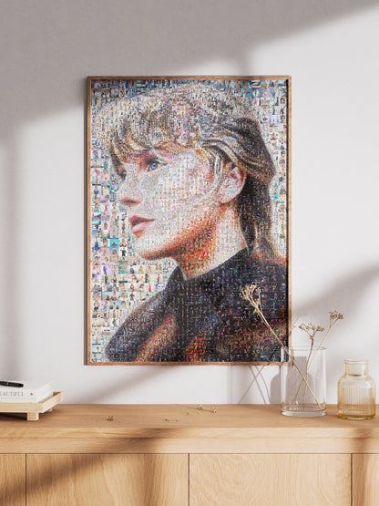 Stunning Taylor Swift Mosaic Artwork - Captivating Tribute to Iconic Moments AtelierMosaics