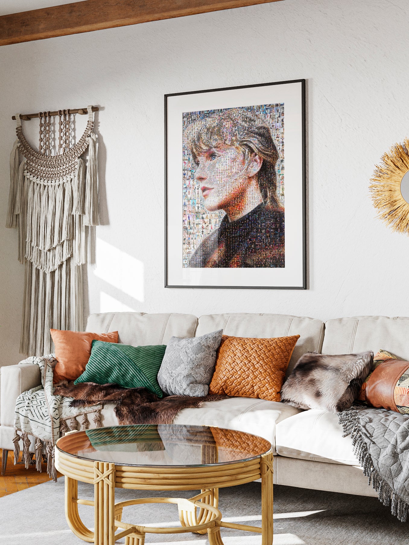 Stunning Taylor Swift Mosaic Artwork - Captivating Tribute to Iconic Moments AtelierMosaics