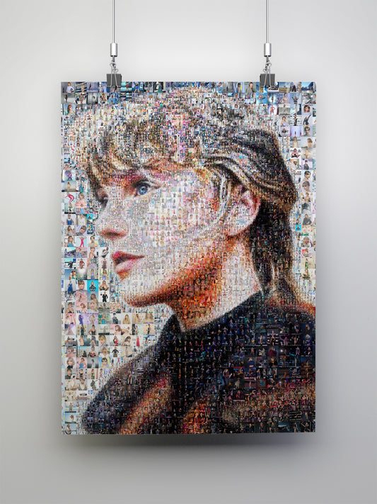Stunning Taylor Swift Mosaic Artwork - Captivating Tribute to Iconic Moments