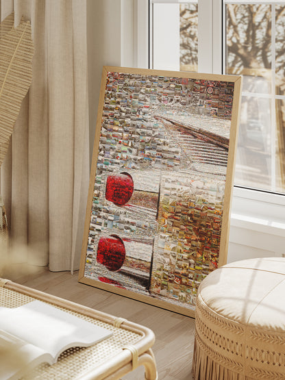 Stunning Mosaic Artwork Featuring Vintage Cars: Unique Wall Art for Car Enthusiasts AtelierMosaics