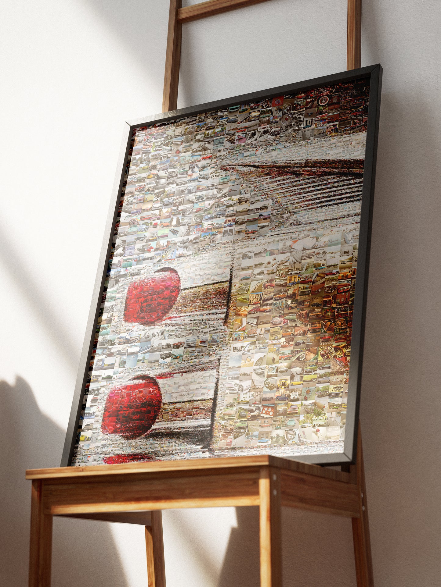 Stunning Mosaic Artwork Featuring Vintage Cars: Unique Wall Art for Car Enthusiasts AtelierMosaics